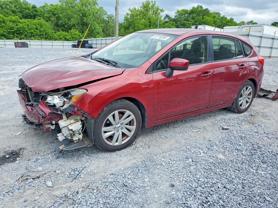 2015 Subaru Impreza VIN JF1GPAC65F8307115 COPART salvage auction — FRONT END, Ga - Certificate Of Title, sold $975 on 2026-07-14 (photo 1)