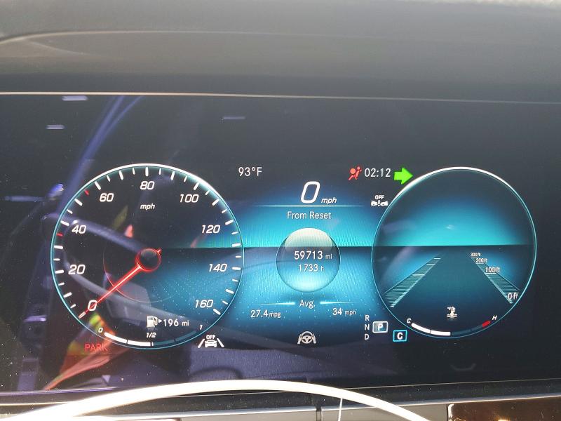 2022 Mercedes-benz VIN W1KZF8EB9NB009134 COPART salvage auction — FRONT END, Fl - Cert Of Title Slvg Rebuildable, sold $16,200 on 2026-07-15 (photo 9)