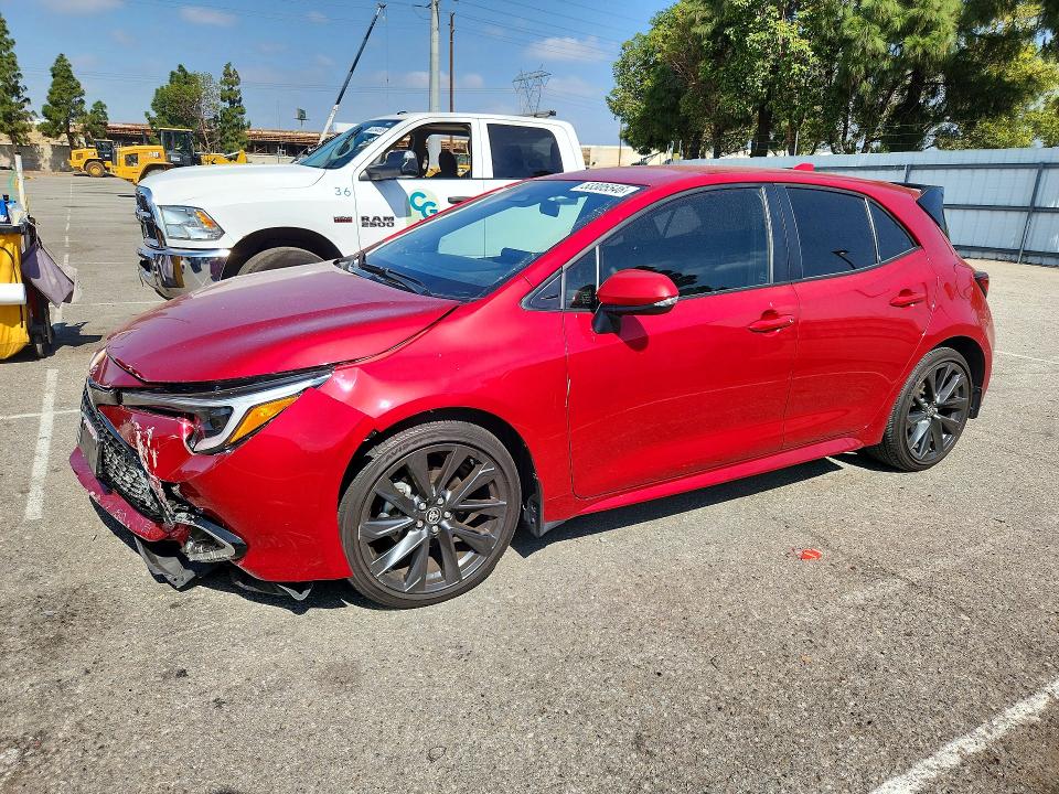 2025 Toyota VIN JTNC4MBE1S3241547 COPART salvage auction — FRONT END, Ca - Salvage Certificate, sold $9,000 on 2026-07-07 (photo 1)