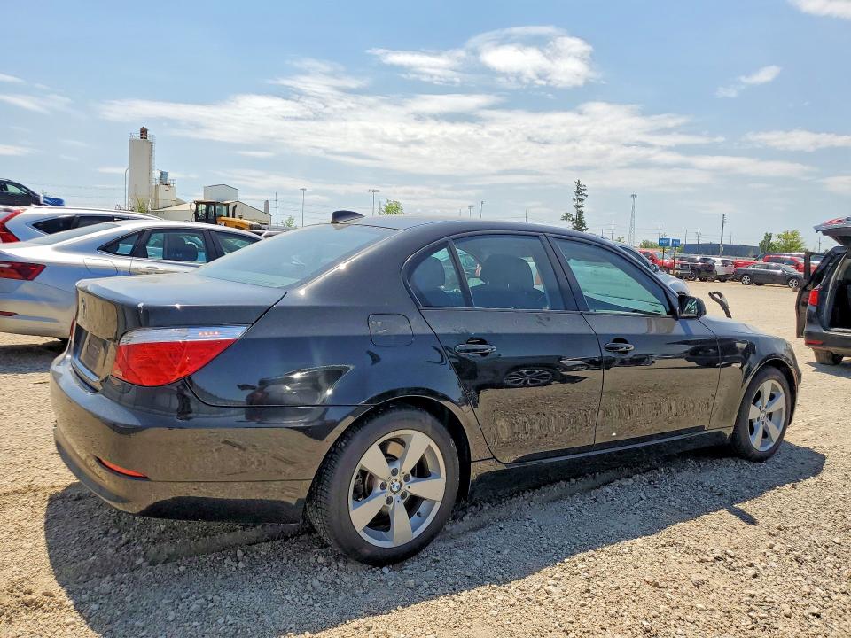 2008 BMW 5er VIN WBANV13568CZ58202 COPART salvage auction — HAIL, Ia - Cert Of Title-Salvage Title, sold $1,800 on 2026-07-15 (photo 3)