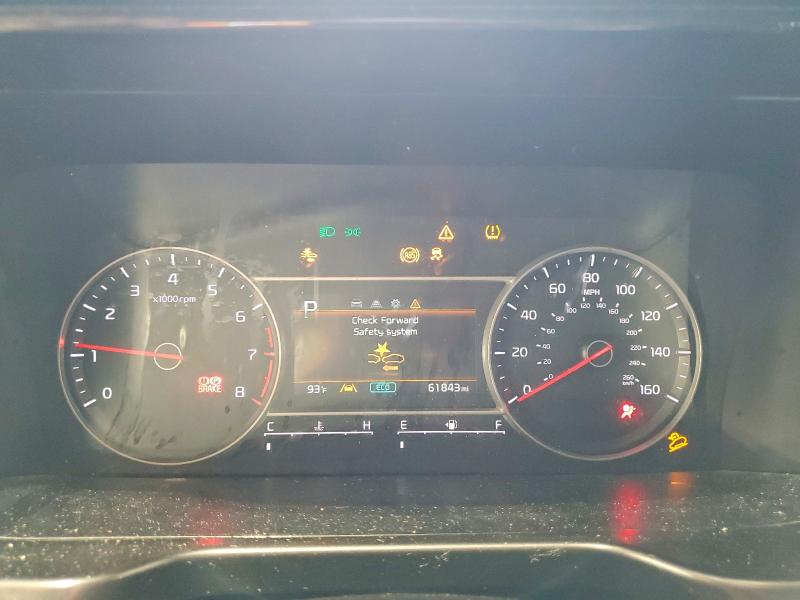2022 Kia Sorento VIN 5XYRGDLC2NG125471 COPART salvage auction — FRONT END, Ny - Mv-907A Salvage Certificate, sold $3,200 on 2026-07-22 (photo 9)