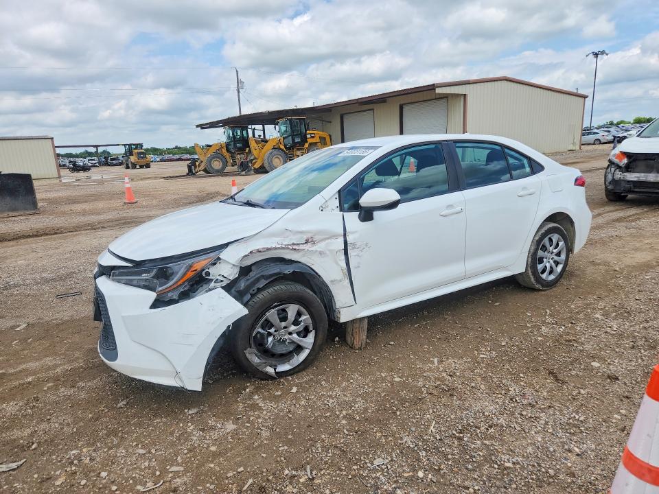 2021 Toyota Corolla VIN 5YFEPMAEXMP187844 COPART salvage auction — FRONT END, Tx - Salvage Vehicle Title, sold $3,900 on 2026-07-15 (photo 1)