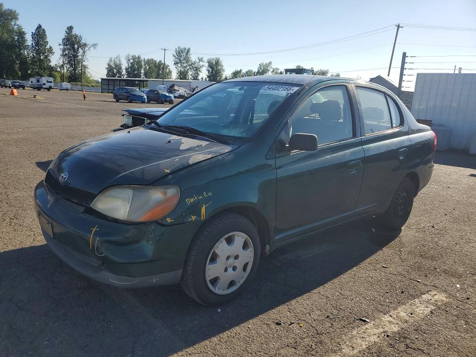 2001 Toyota Echo VIN JTDBT123710167406 COPART salvage auction — FRONT END, Or - Salvage Title Certificate, sold $275 on 2026-07-15 (photo 1)