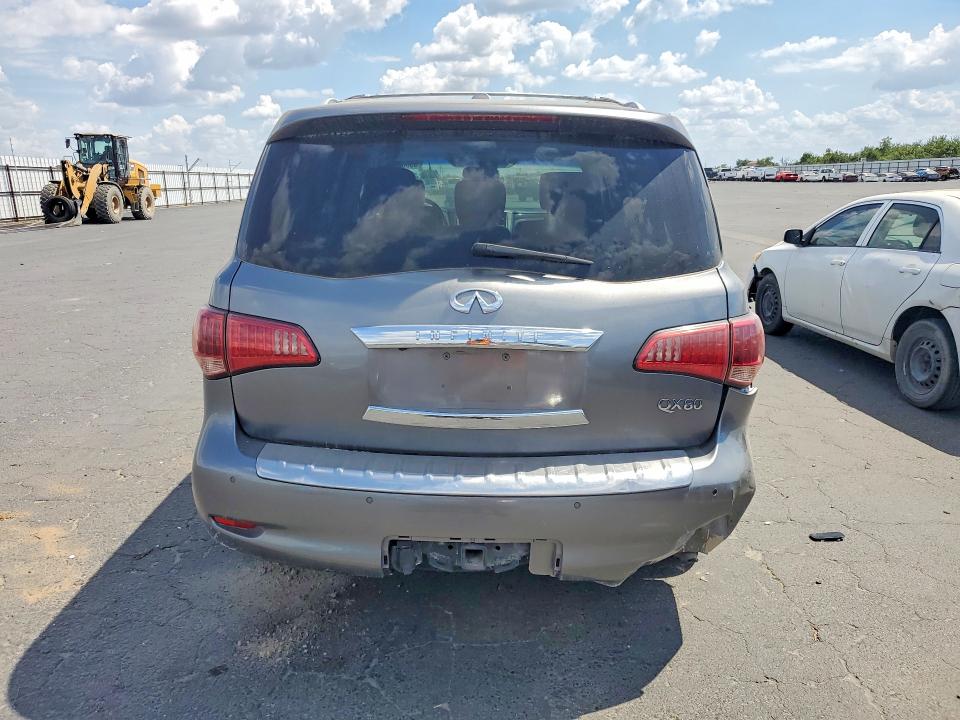 2015 Infiniti Qx80 VIN JN8AZ2NC6F9370841 COPART salvage auction — REAR END, Ca - Dis/Dlr/Exp Only Clean Title, sold $3,500 on 2026-07-30 (photo 6)