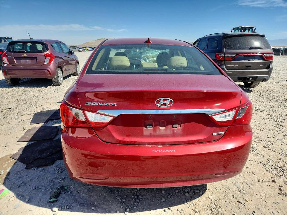 2013 Hyundai Sonata VIN 5NPEC4AC4DH702716 COPART salvage auction — FRONT END, Ut - Salvage Certificate, sold $150 on 2026-07-02 (photo 6)