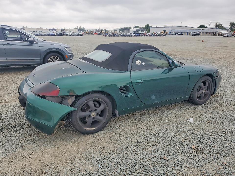 2000 Porsche Boxster VIN WP0CA2988YU624373 COPART salvage auction — REAR END, Ca - Salvage Certificate, sold $350 on 2026-07-14 (photo 3)