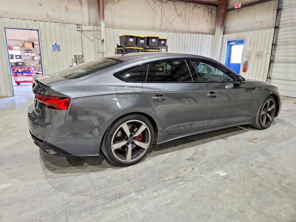2023 Audi A5 VIN WAUEACF50PA040054 COPART salvage auction — HAIL, Ok - Cert Of Title-Salvage, sold $22,200 on 2026-07-15 (photo 3)