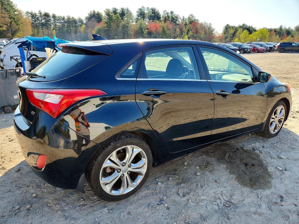 2013 Hyundai Elantra VIN KMHD35LE6DU130632 COPART salvage auction — FRONT END, Ma - Cert Of Title-Reconstrctd Coll, sold $800 on 2026-07-02 (photo 3)