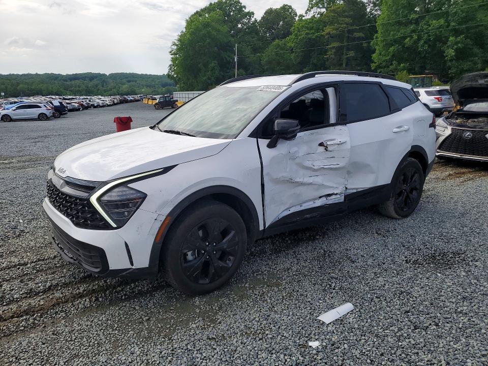 2025 Kia Sportage VIN 5XYK6CDF6SG274436 COPART salvage auction — SIDE, Nc - Salvage Certificate Of Title, sold $3,500 on 2026-07-30 (photo 1)