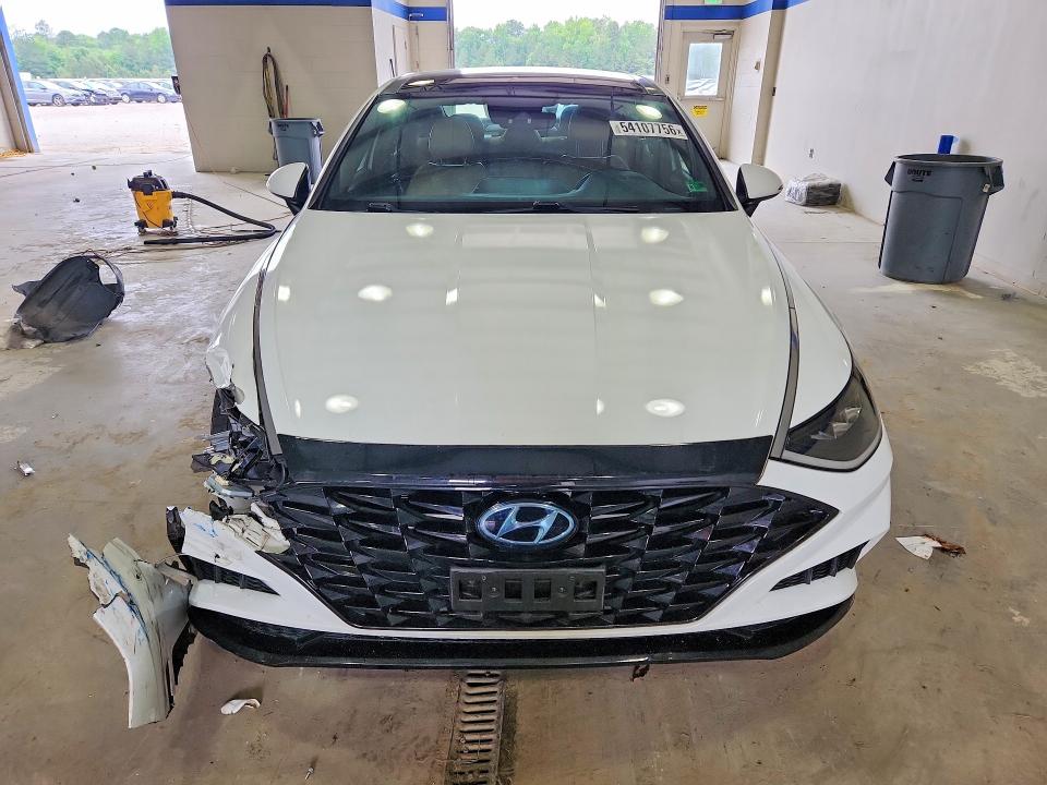 2020 Hyundai Sonata VIN 5NPEF4JA6LH000787 COPART salvage auction — FRONT END, Va - Cert Of Title - Salvage, sold $5,400 on 2026-07-10 (photo 5)