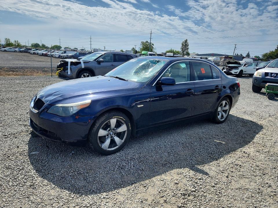2004 BMW 5er VIN WBANA73554B065100 COPART salvage auction — REAR END, Or - Salvage Title Certificate, sold $325 on 2026-07-28 (photo 1)