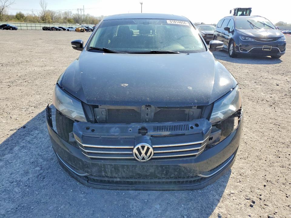 2013 Volkswagen Passat VIN 1VWBP7A31DC015761 COPART salvage auction — FRONT END, Oh - Cert Of Title-Salvage, sold $450 on 2026-07-06 (photo 5)