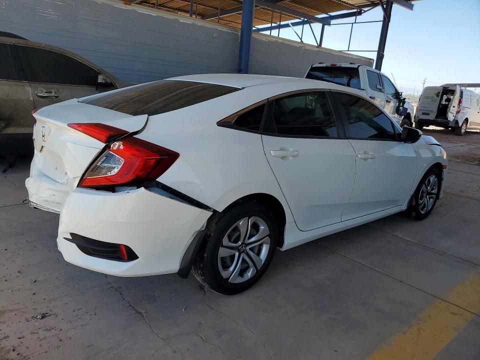 2018 Honda Civic VIN 2HGFC2F5XJH604332 COPART salvage auction — REAR END, Az - Cert Of Title - Salvage, sold $3,950 on 2026-07-02 (photo 3)