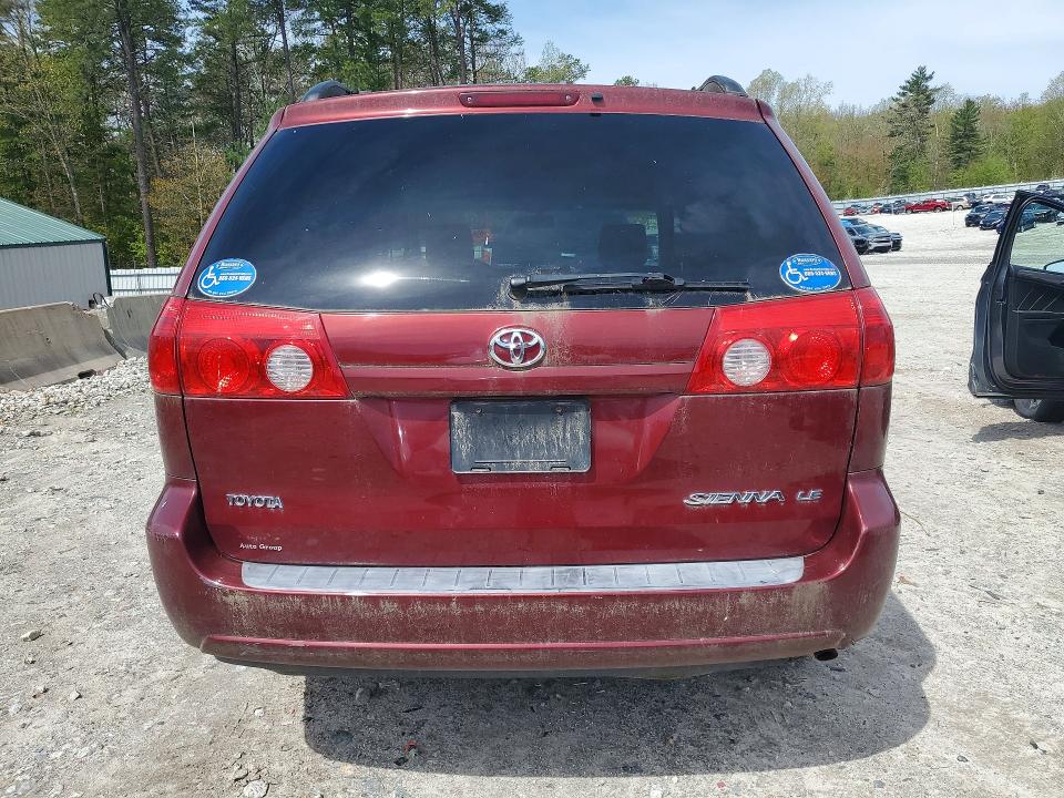 2006 Toyota Sienna VIN 5TDZA23C46S497324 COPART salvage auction — MINOR DENT/SCRATCHES, Ma - Certificate Of Title, sold $2,800 on 2026-07-07 (photo 6)