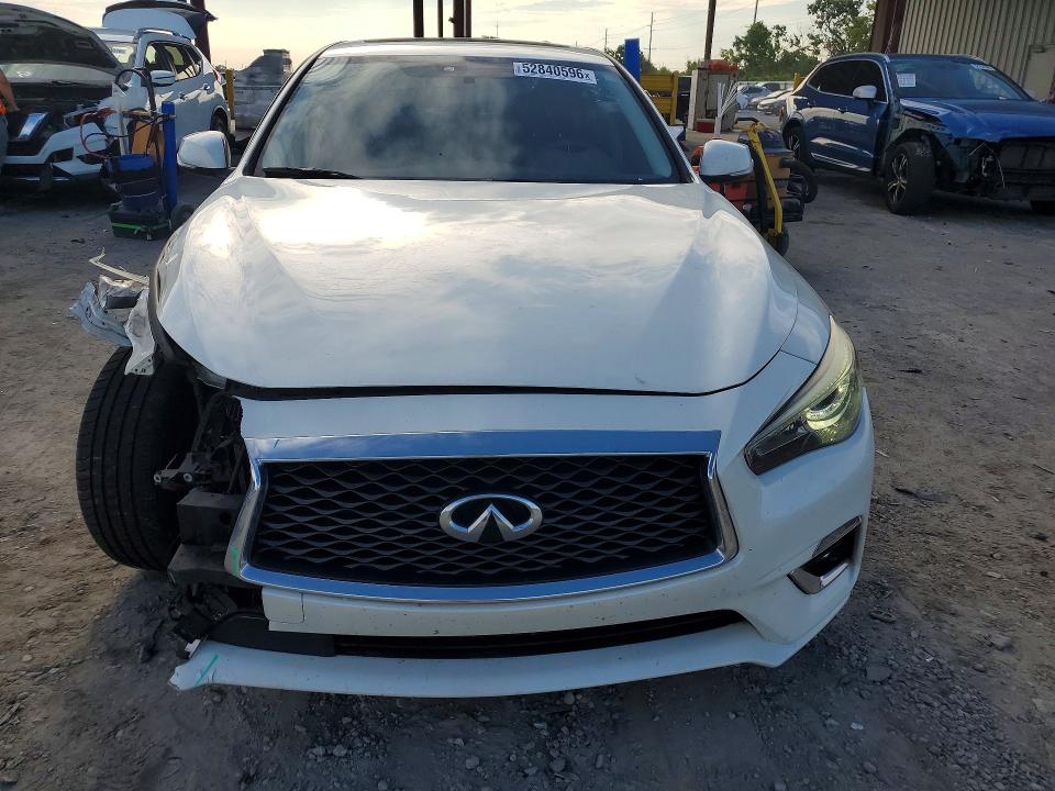 2019 Infiniti Q50 VIN JN1EV7AP6KM516146 COPART salvage auction — FRONT END, Fl - Cert Of Title Slvg Rebuildable, sold $4,150 on 2026-07-14 (photo 5)
