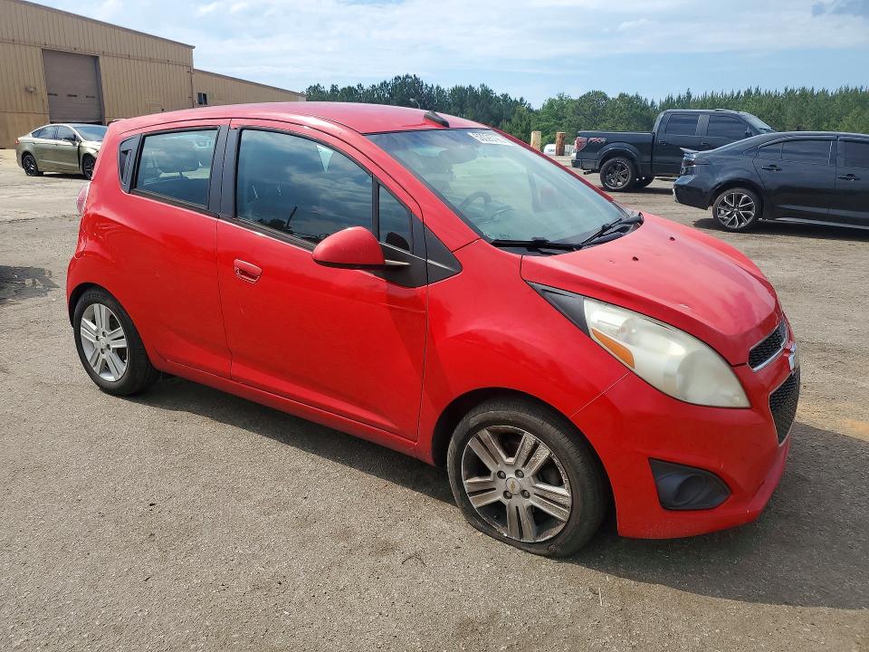 2014 Chevrolet Spark VIN KL8CD6S95EC456557 COPART salvage auction — SIDE, Sc - Cert Of Title-Salvage, sold $800 on 2026-07-10 (photo 4)