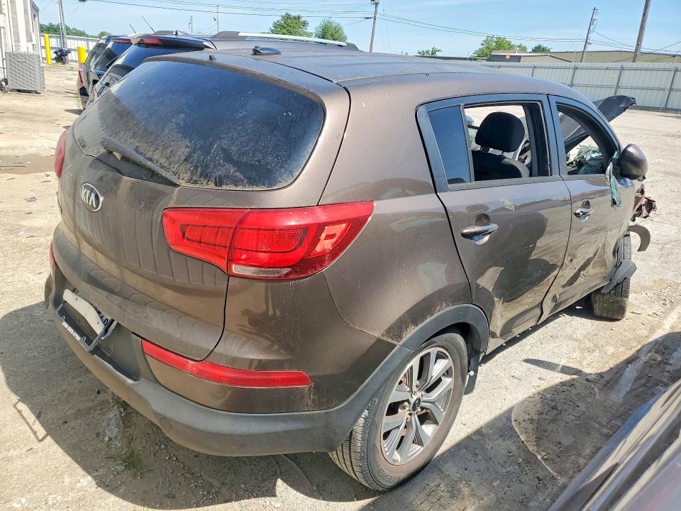 2014 Kia Sportage VIN KNDPB3AC1E7549482 COPART salvage auction — FRONT END, Oh - Certificate Of Title, sold $475 on 2026-07-27 (photo 3)