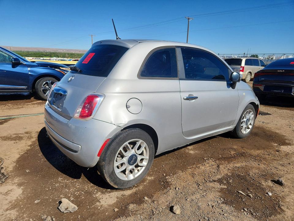 2013 Fiat 500 VIN 3C3CFFAR5DT545815 COPART salvage auction — FRONT END, Nm - Cert Of Title-Salvage, sold $175 on 2026-07-09 (photo 3)