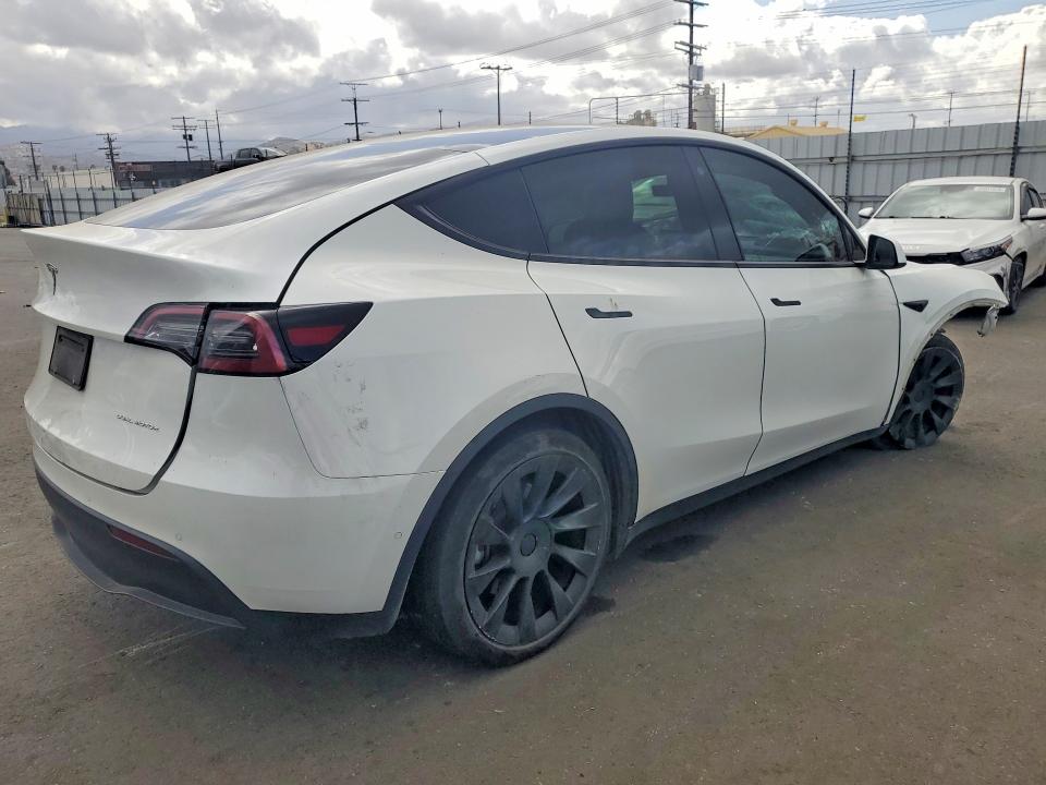2021 Tesla Model y VIN 5YJYGDEE2MF231368 COPART salvage auction — FRONT END, Ca - Salvage Certificate, sold $5,600 on 2026-07-20 (photo 3)
