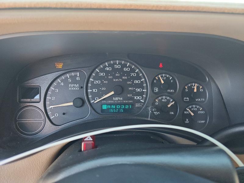 2002 Chevrolet Tahoe VIN 1GNEC13Z62R168597 COPART salvage auction — MINOR DENT/SCRATCHES, Nv - Salvage Title, sold $700 on 2026-07-08 (photo 9)