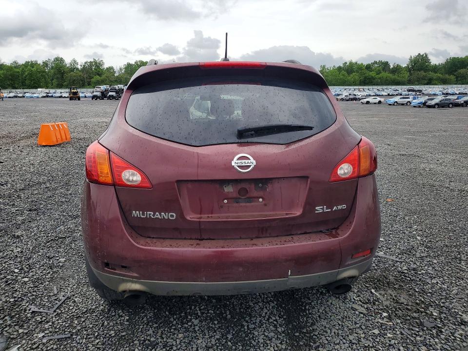 2010 Nissan Murano VIN JN8AZ1MW3AW110445 COPART salvage auction — FRONT END, Nj - Cert Of Title-Salvage, sold $375 on 2026-07-31 (photo 6)