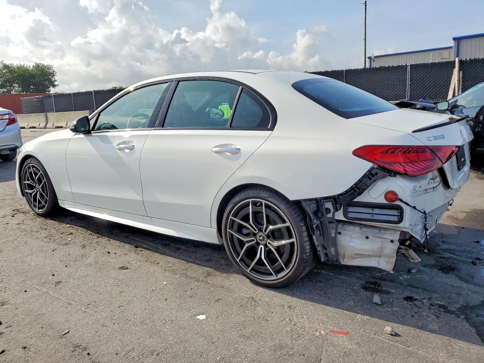 2022 Mercedes-benz C-klasse VIN W1KAF4GB9NR065794 COPART salvage auction — REAR END, FL - CERT OF TITLE SLVG REBUILDABLE, sold $16,700 on 2026-07-23 (photo 2)