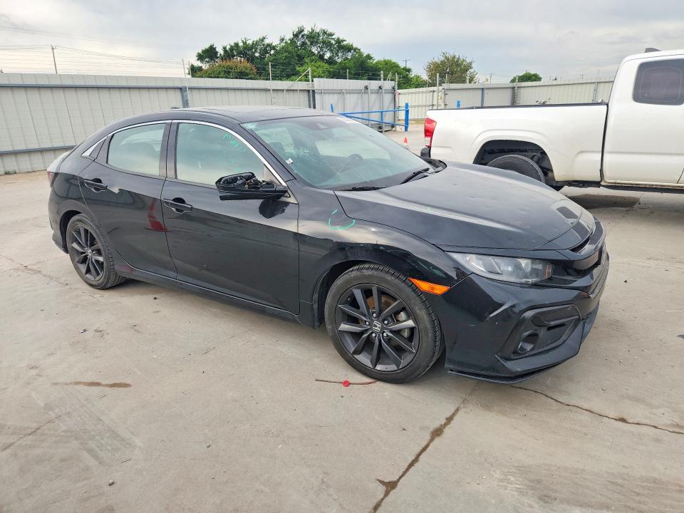 2020 Honda Civic VIN SHHFK7H67LU417187 COPART salvage auction — HAIL, Tx - Certificate Of Title, sold $9,500 on 2026-07-16 (photo 4)