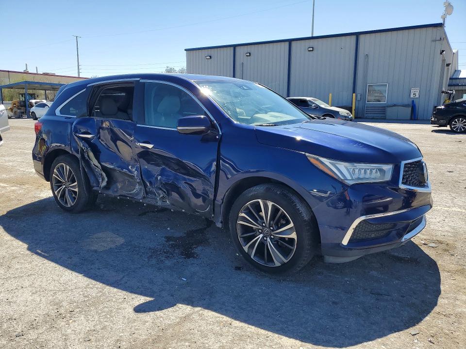 2019 Acura Mdx VIN 5J8YD3H54KL004306 COPART salvage auction — SIDE, Nv - Salvage Title, sold $5,800 on 2026-07-30 (photo 4)