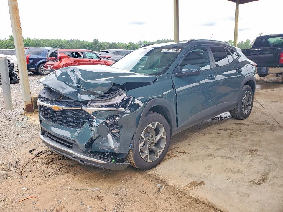 2025 Chevrolet Trax VIN KL77LHEP9SC333290 COPART salvage auction — FRONT END, AL - CERT OF TITLE-SALVAGE TITLE (P), sold $1,150 on 2026-07-28 (photo 1)