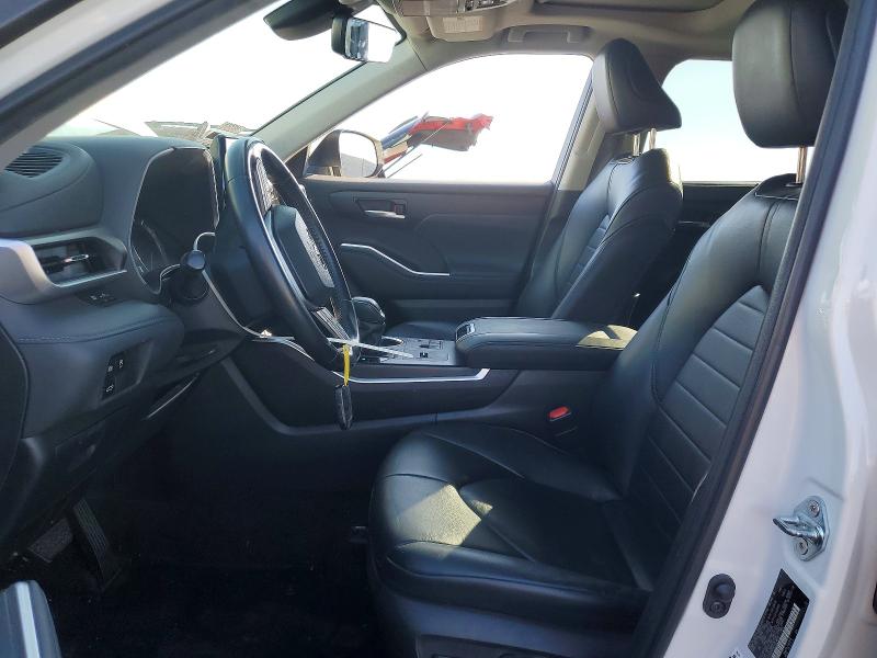 2023 Toyota Highlander VIN 5TDKDRAH6PS024820 COPART salvage auction — FRONT END, CA - SALVAGE CERTIFICATE, sold $15,400 on 2026-08-24 (photo 7)