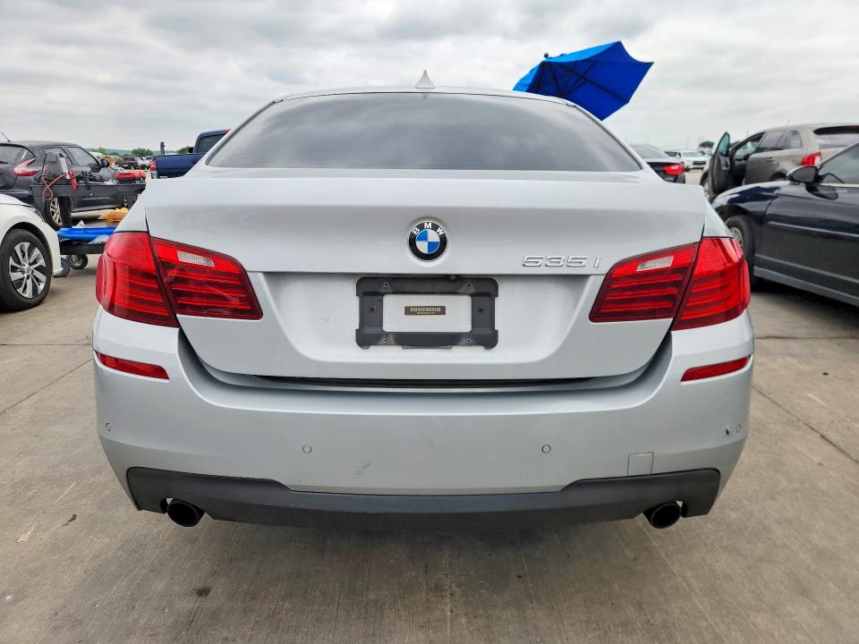 2014 BMW 5er VIN WBA5B1C50ED475755 COPART salvage auction — FRONT END, Tx - Salvage Vehicle Title, sold $1,400 on 2026-08-12 (photo 6)