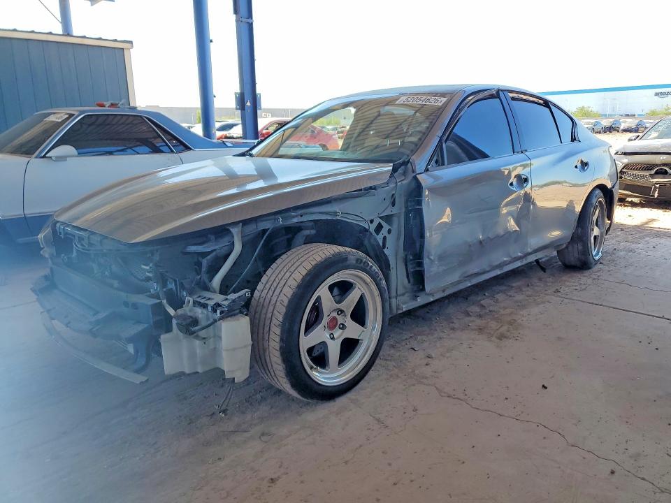 2018 Infiniti VIN JN1EV7AP2JM361688 COPART salvage auction — FRONT END, Az - Cert Of Title - Salvage, sold $3,050 on 2026-07-09 (photo 1)