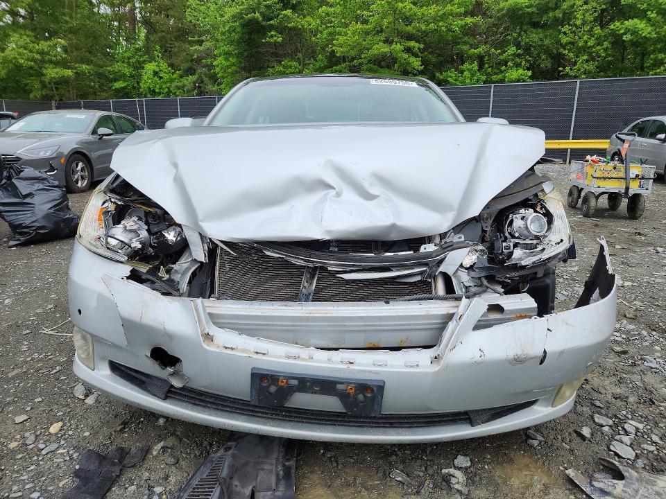 2010 Lexus ES VIN JTHBK1EG0A2377270 COPART salvage auction — FRONT END, Md - Cert Of Salvage > 75% Damage, sold $775 on 2026-07-31 (photo 5)