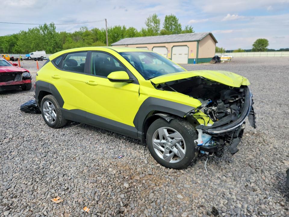 2025 Hyundai Kona VIN KM8HA3AB7SU187570 COPART salvage auction — FRONT END, Il - Salvage Certificate, sold $5,300 on 2026-07-27 (photo 4)