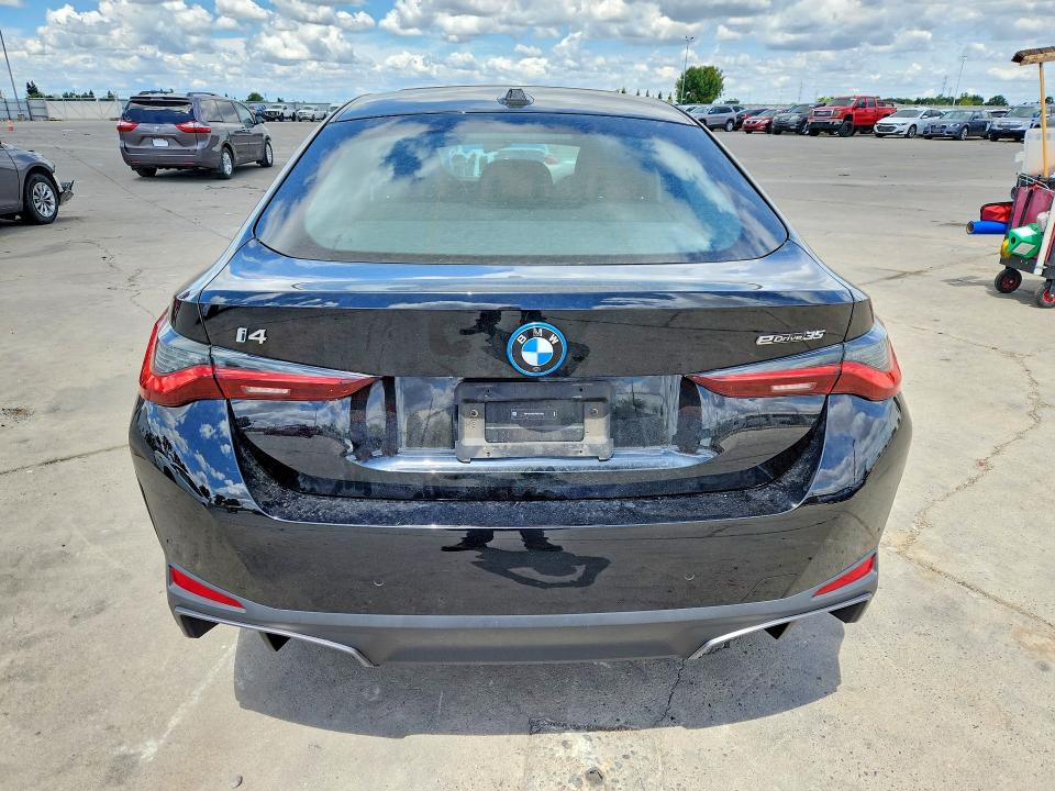 2024 BMW I4 VIN WBY43AW07RFS74584 COPART salvage auction — FRONT END, Ca - Salvage Certificate, sold $12,200 on 2026-07-06 (photo 6)