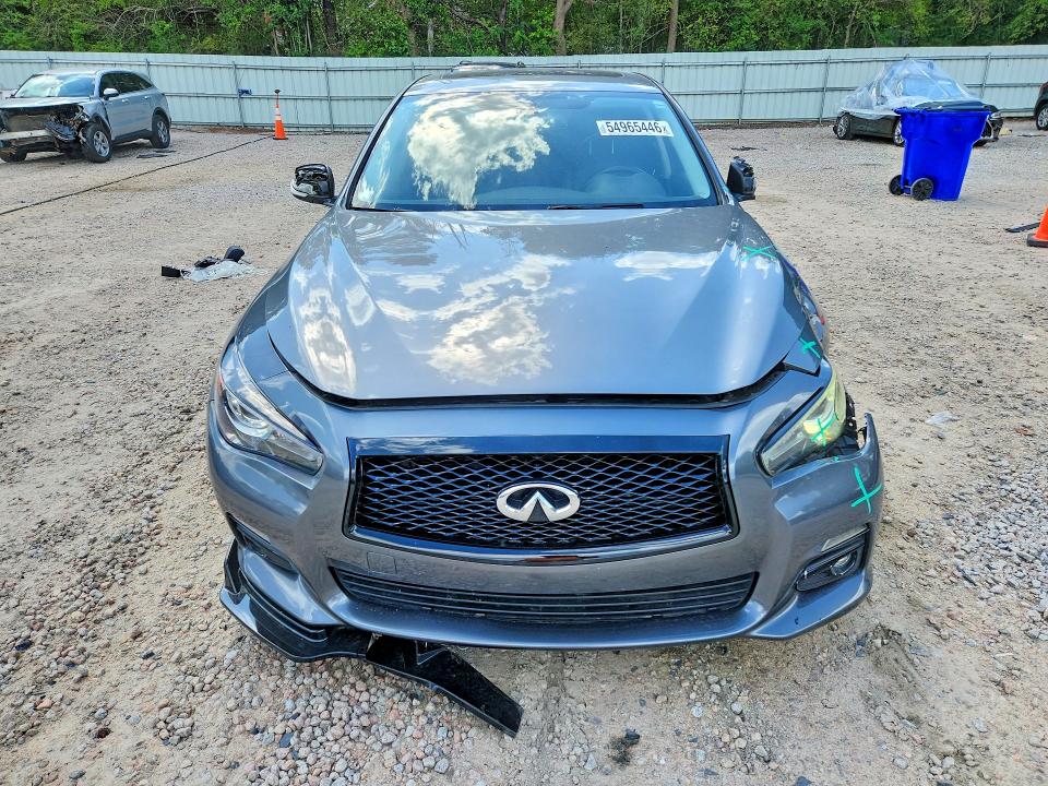 2015 Infiniti VIN JN1BV7ARXFM410549 COPART salvage auction — FRONT END, Nc - Salvage Certificate Of Title, sold $1,200 on 2026-07-03 (photo 5)