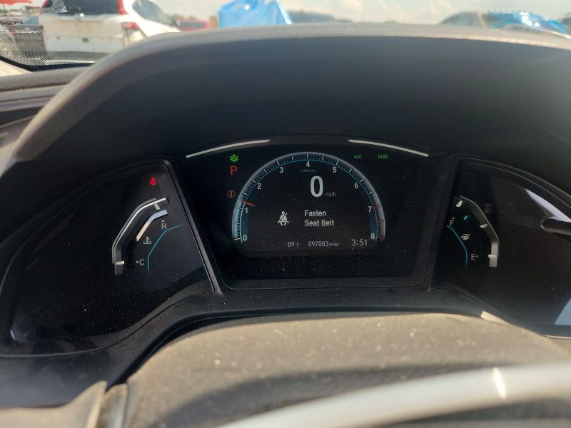 2021 Honda Civic VIN 2HGFC2F61MH546902 COPART salvage auction — REAR END, Tx - Salvage Vehicle Title, sold $3,850 on 2026-07-23 (photo 9)