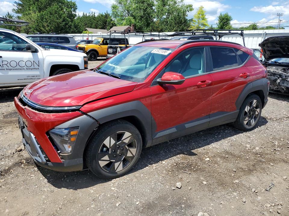 2024 Hyundai Kona VIN KM8HB3AB4RU084937 COPART salvage auction — FRONT END, Md - Cert Of Salvage > 75% Damage, sold $6,300 on 2026-07-27 (photo 1)