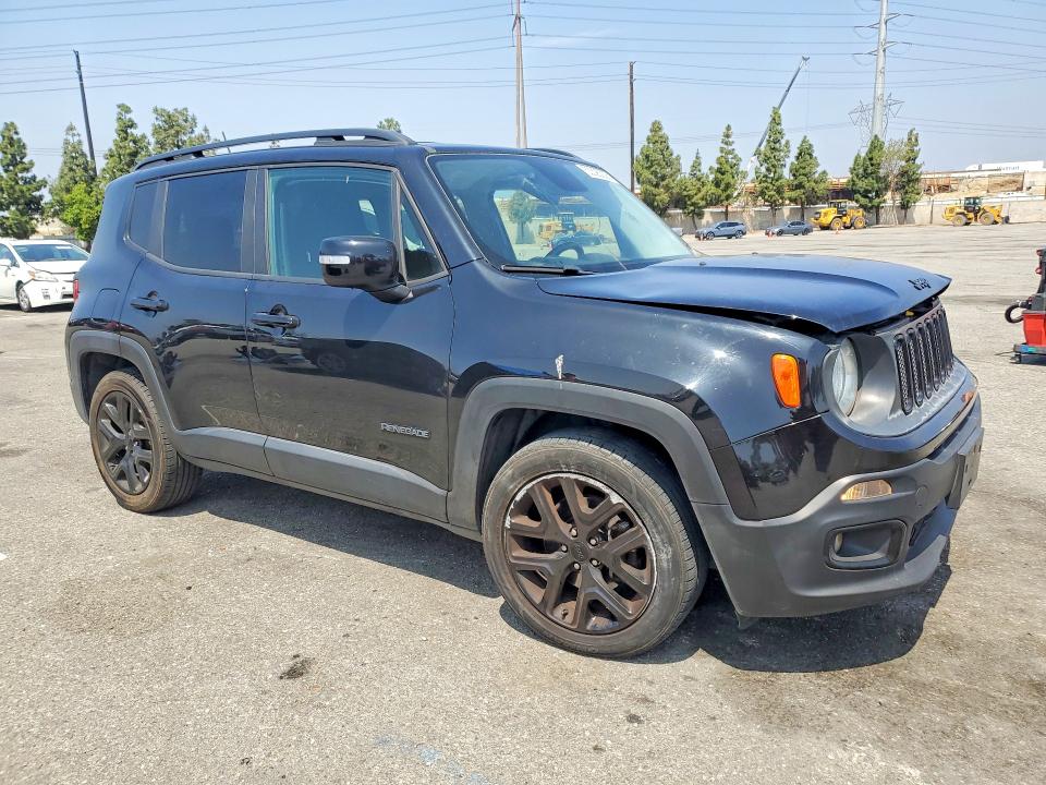 2017 Jeep Renegade VIN ZACCJABB3HPG46783 COPART salvage auction — FRONT END, CA - SALVAGE CERTIFICATE, sold $1,550 on 2026-07-28 (photo 4)