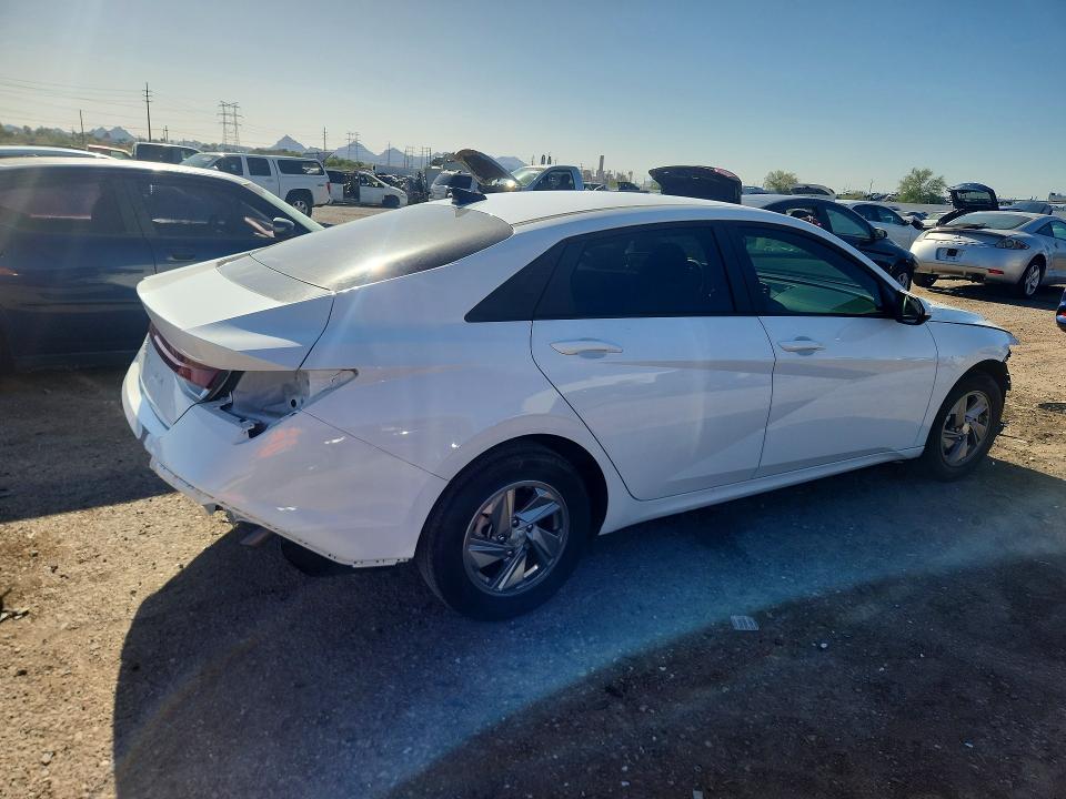 2025 Hyundai Elantra VIN KMHLL4DG7SU864814 COPART salvage auction — FRONT END, Az - Cert Of Title - Salvage, sold $5,200 on 2026-07-10 (photo 3)