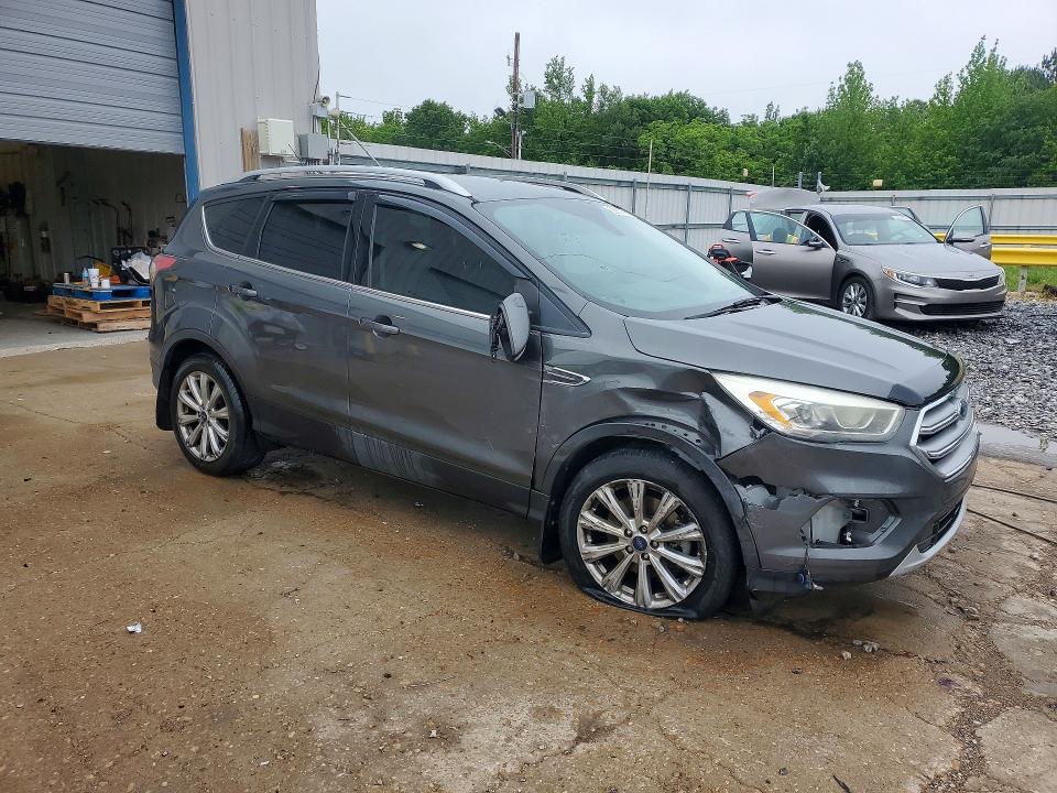 2017 Ford Escape VIN 1FMCU0J91HUB46633 COPART salvage auction — FRONT END, Ms - Cert Of Title-Salvaged, sold $650 on 2026-07-09 (photo 4)