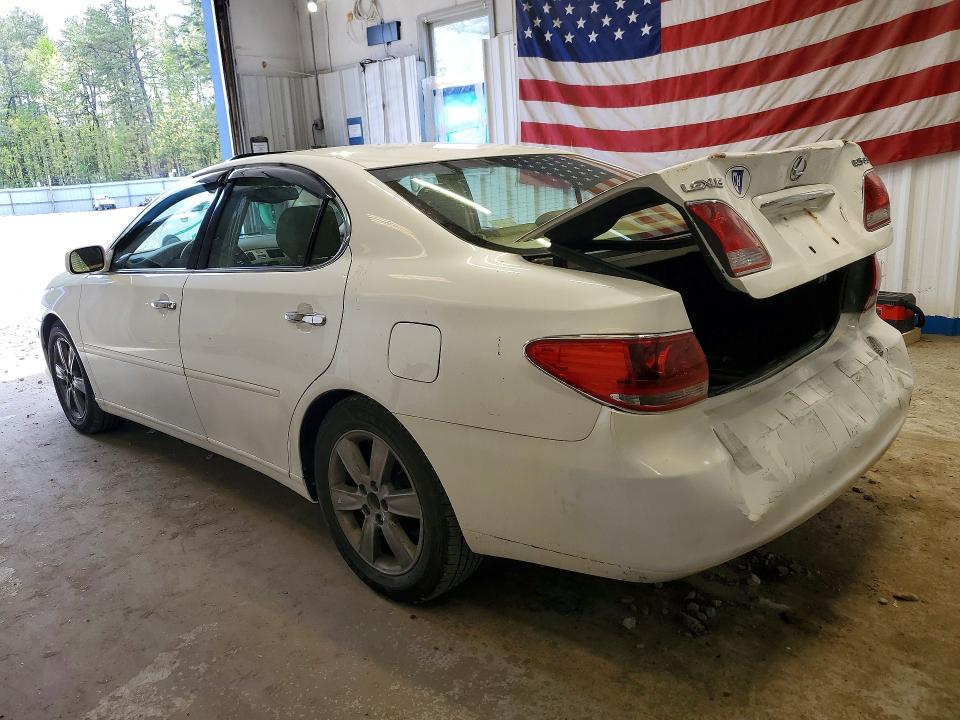 2005 Lexus ES VIN JTHBA30G955076135 COPART salvage auction — REAR END, ME - CERT OF TITLE-SALVAGE COLLISIO, sold $375 on 2026-07-02 (photo 2)