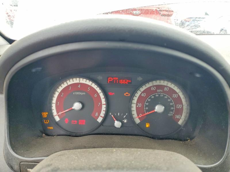 2010 Kia Rio VIN KNADH4A33A6680109 COPART salvage auction — HAIL, OH - CERT OF TITLE-SALVAGE, sold $475 on 2026-07-02 (photo 9)