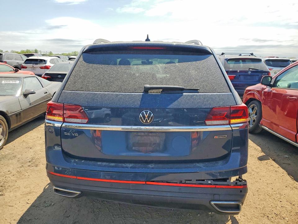 2021 Volkswagen Atlas VIN 1V2KR2CAXMC597269 COPART salvage auction — SIDE, Il - Salvage Certificate, sold $4,750 on 2026-07-30 (photo 6)