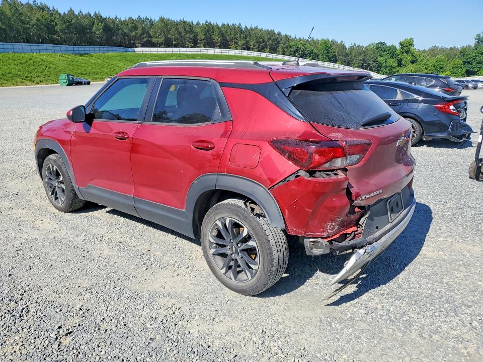 2021 Chevrolet Trailblazer VIN KL79MPS22MB035732 COPART salvage auction — REAR END, Nc - Salvage Certificate Of Title, sold $2,750 on 2026-07-02 (photo 2)