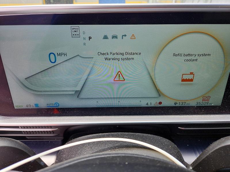 2024 Hyundai Ioniq 6 VIN KMHM24AA7RA071922 COPART salvage auction — FRONT END, Tx - Salvage Vehicle Title, sold $7,700 on 2026-07-17 (photo 9)