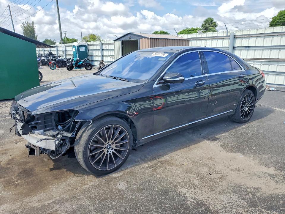 2019 Mercedes-benz S-klasse VIN WDDUG6EB5KA431219 COPART salvage auction — FRONT END, FL - CERT OF TITLE SLVG REBUILDABLE, sold $1,500 on 2026-07-27 (photo 1)