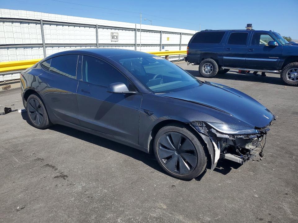 2024 Tesla Model 3 VIN 5YJ3E1EA8RF862158 COPART salvage auction — FRONT END, Ca - Salvage Certificate, sold $10,900 on 2026-07-20 (photo 4)