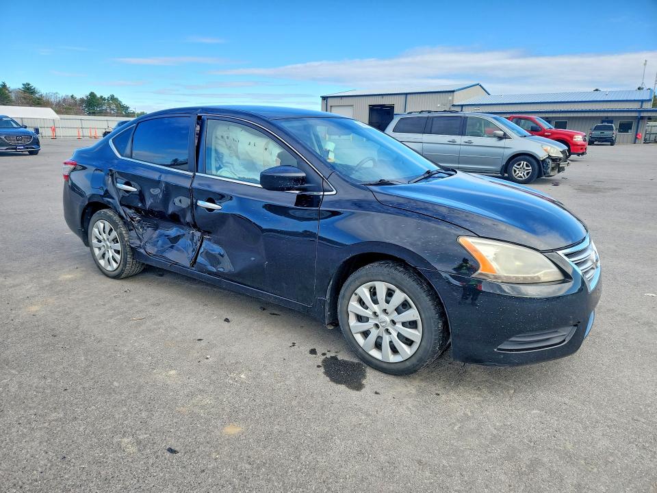 2013 Nissan Sentra VIN 1N4AB7AP0DN903315 COPART salvage auction — SIDE, Me - Cert Of Title-Salvage Collisio, sold $400 on 2026-07-04 (photo 4)
