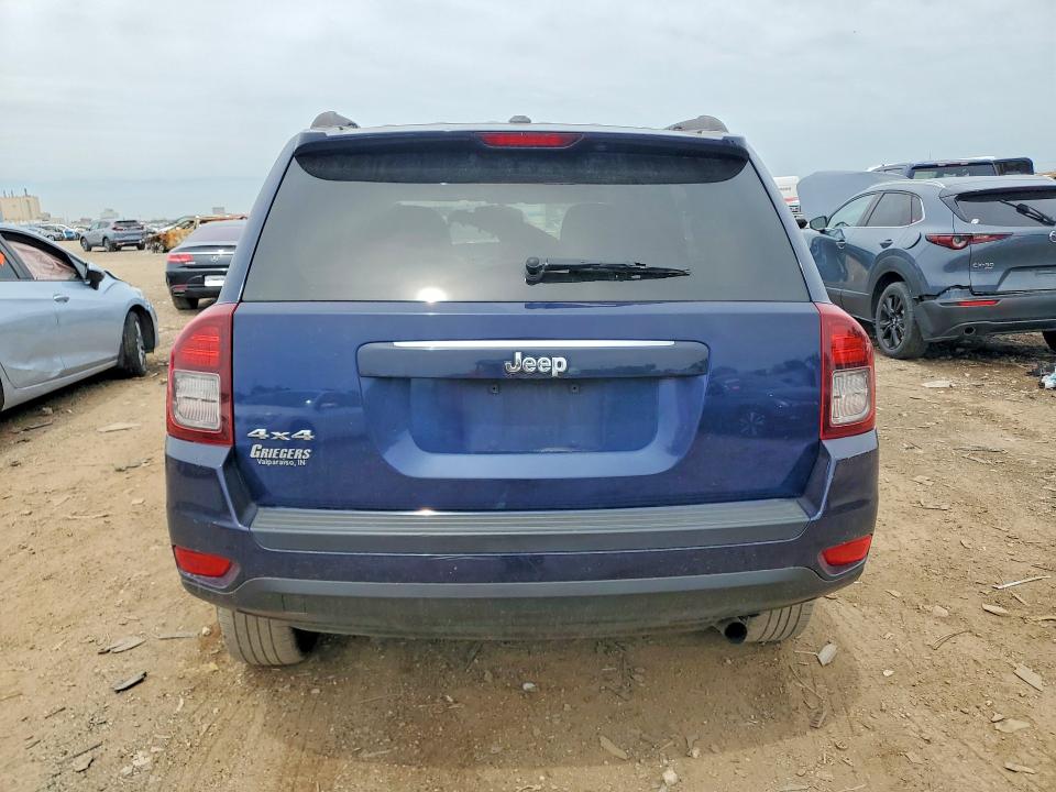 2017 Jeep Compass VIN 1C4NJDBBXHD105870 COPART salvage auction — FRONT END, Il - Salvage Certificate, sold $225 on 2026-07-10 (photo 6)